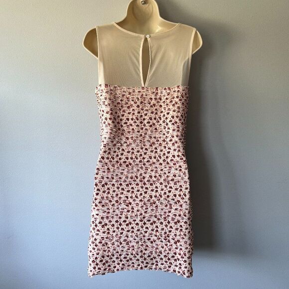 Free People Shimmy Bitsy Ditsy Floral Mini Dress Size M - Picture 3 of 6